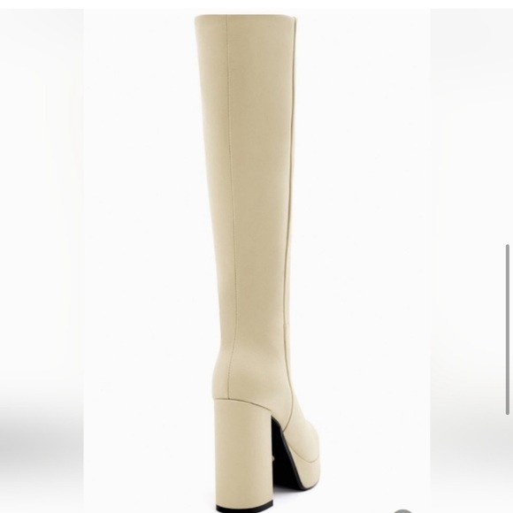 NWT Zara tall Leather boots size 6 - Picture 6 of 6